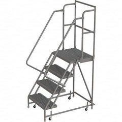 TRI-ARC - Rolling & Wall Mounted Ladders & Platforms Type: Rolling Warehouse Ladder Style: Rolling Platform Ladder - Exact Tooling