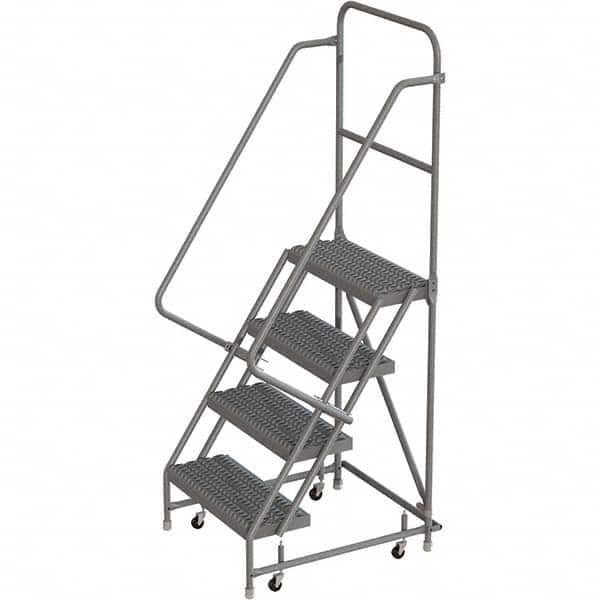 TRI-ARC - Rolling & Wall Mounted Ladders & Platforms Type: Rolling Warehouse Ladder Style: Rolling Platform Ladder - Exact Tooling
