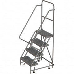 TRI-ARC - Rolling & Wall Mounted Ladders & Platforms Type: Rolling Warehouse Ladder Style: Rolling Platform Ladder - Exact Tooling