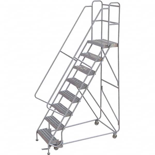 TRI-ARC - Rolling & Wall Mounted Ladders & Platforms Type: Rolling Warehouse Ladder Style: Rolling Safety Ladder - Exact Tooling