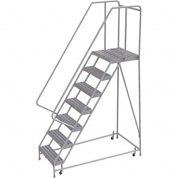 TRI-ARC - Rolling & Wall Mounted Ladders & Platforms Type: Rolling Warehouse Ladder Style: Rolling Safety Ladder - Exact Tooling