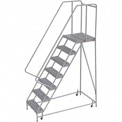 TRI-ARC - Rolling & Wall Mounted Ladders & Platforms Type: Rolling Warehouse Ladder Style: Rolling Safety Ladder - Exact Tooling