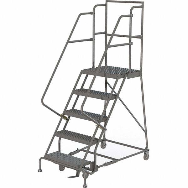 TRI-ARC - Rolling & Wall Mounted Ladders & Platforms Type: Rolling Warehouse Ladder Style: Rolling Platform Ladder - Exact Tooling