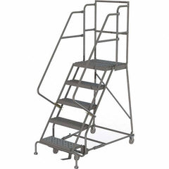 TRI-ARC - Rolling & Wall Mounted Ladders & Platforms Type: Rolling Warehouse Ladder Style: Rolling Platform Ladder - Exact Tooling