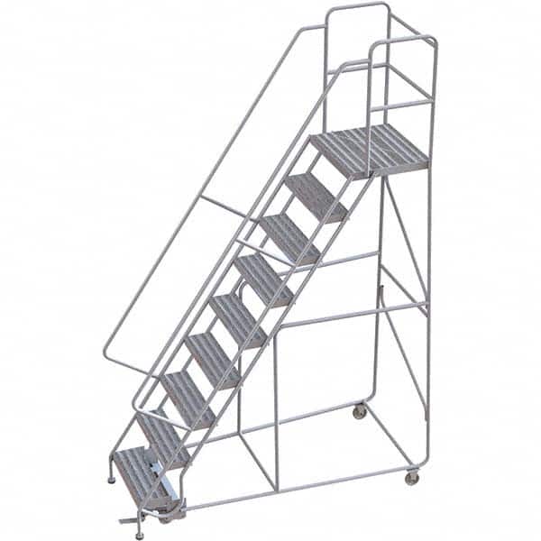 TRI-ARC - Rolling & Wall Mounted Ladders & Platforms Type: Rolling Warehouse Ladder Style: Rolling Safety Ladder - Exact Tooling