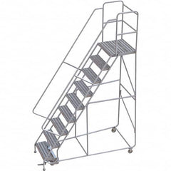 TRI-ARC - Rolling & Wall Mounted Ladders & Platforms Type: Rolling Warehouse Ladder Style: Rolling Safety Ladder - Exact Tooling