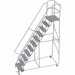 TRI-ARC - Rolling & Wall Mounted Ladders & Platforms Type: Rolling Warehouse Ladder Style: Rolling Safety Ladder - Exact Tooling