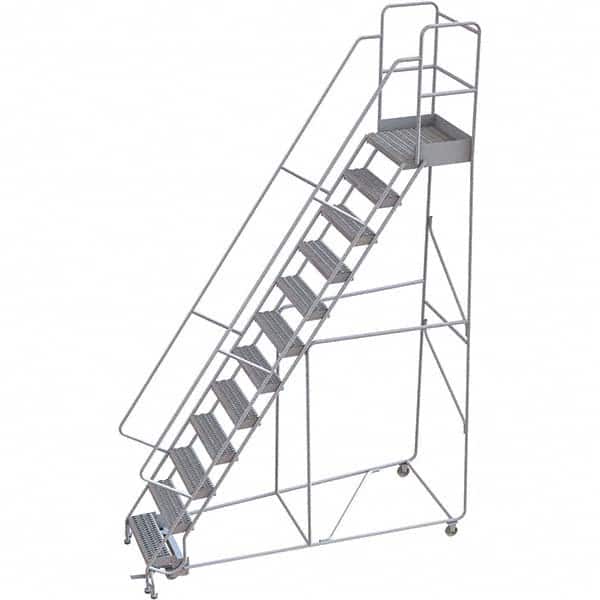 TRI-ARC - Rolling & Wall Mounted Ladders & Platforms Type: Rolling Warehouse Ladder Style: Rolling Safety Ladder - Exact Tooling