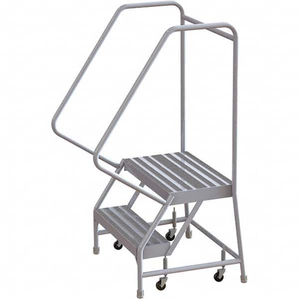 TRI-ARC - Rolling & Wall Mounted Ladders & Platforms Type: Rolling Warehouse Ladder Style: Rolling Safety Ladder - Exact Tooling