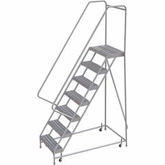 TRI-ARC - Rolling & Wall Mounted Ladders & Platforms Type: Rolling Warehouse Ladder Style: Rolling Safety Ladder - Exact Tooling