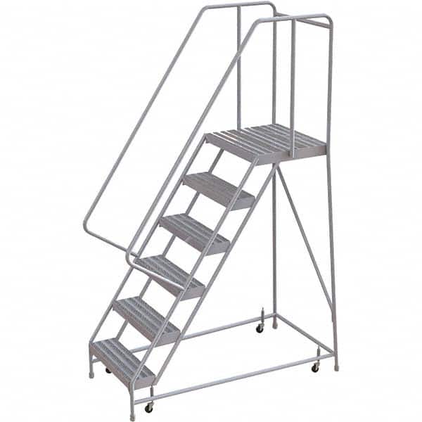 TRI-ARC - Rolling & Wall Mounted Ladders & Platforms Type: Rolling Warehouse Ladder Style: Rolling Safety Ladder - Exact Tooling