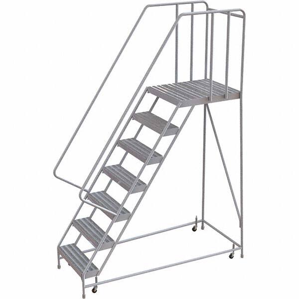 TRI-ARC - Rolling & Wall Mounted Ladders & Platforms Type: Rolling Warehouse Ladder Style: Rolling Safety Ladder - Exact Tooling