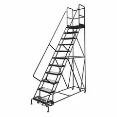 TRI-ARC - Rolling & Wall Mounted Ladders & Platforms Type: Rolling Warehouse Ladder Style: Rolling Platform Ladder - Exact Tooling