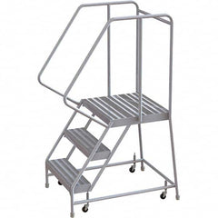 TRI-ARC - Rolling & Wall Mounted Ladders & Platforms Type: Rolling Warehouse Ladder Style: Rolling Safety Ladder - Exact Tooling