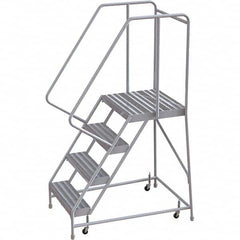 TRI-ARC - Rolling & Wall Mounted Ladders & Platforms Type: Rolling Warehouse Ladder Style: Rolling Safety Ladder - Exact Tooling