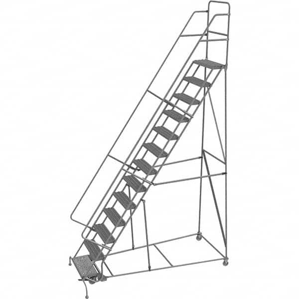 TRI-ARC - Rolling & Wall Mounted Ladders & Platforms Type: Rolling Warehouse Ladder Style: Rolling Platform Ladder - Exact Tooling