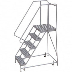 TRI-ARC - Rolling & Wall Mounted Ladders & Platforms Type: Rolling Warehouse Ladder Style: Rolling Safety Ladder - Exact Tooling