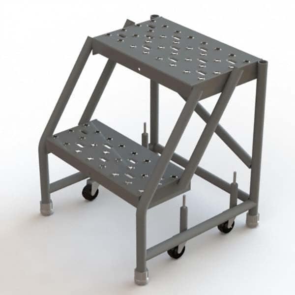 TRI-ARC - Rolling & Wall Mounted Ladders & Platforms Type: Rolling Warehouse Ladder Style: Rolling Platform Ladder - Exact Tooling