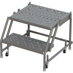 TRI-ARC - Rolling & Wall Mounted Ladders & Platforms Type: Rolling Warehouse Ladder Style: Rolling Platform Ladder - Exact Tooling