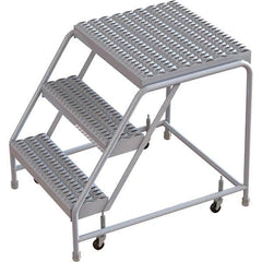 TRI-ARC - Rolling & Wall Mounted Ladders & Platforms Type: Rolling Warehouse Ladder Style: Rolling Safety Ladder - Exact Tooling