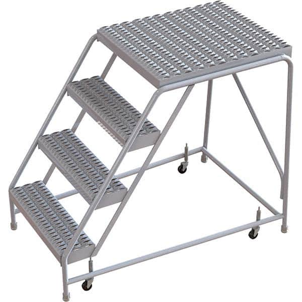 TRI-ARC - Rolling & Wall Mounted Ladders & Platforms Type: Rolling Warehouse Ladder Style: Rolling Safety Ladder - Exact Tooling