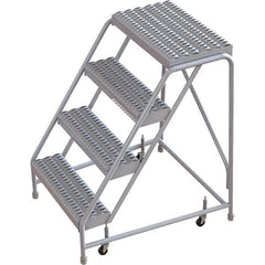 TRI-ARC - Rolling & Wall Mounted Ladders & Platforms Type: Rolling Warehouse Ladder Style: Rolling Safety Ladder - Exact Tooling