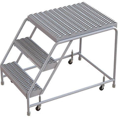 TRI-ARC - Rolling & Wall Mounted Ladders & Platforms Type: Rolling Warehouse Ladder Style: Rolling Safety Ladder - Exact Tooling