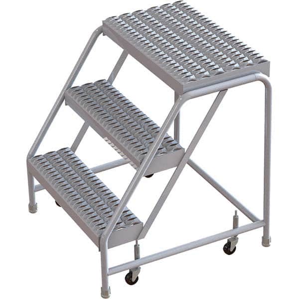 TRI-ARC - Rolling & Wall Mounted Ladders & Platforms Type: Rolling Warehouse Ladder Style: Rolling Safety Ladder - Exact Tooling