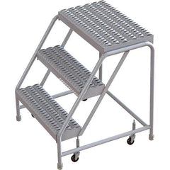 TRI-ARC - Rolling & Wall Mounted Ladders & Platforms Type: Rolling Warehouse Ladder Style: Rolling Safety Ladder - Exact Tooling