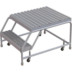 TRI-ARC - Rolling & Wall Mounted Ladders & Platforms Type: Rolling Warehouse Ladder Style: Rolling Safety Ladder - Exact Tooling
