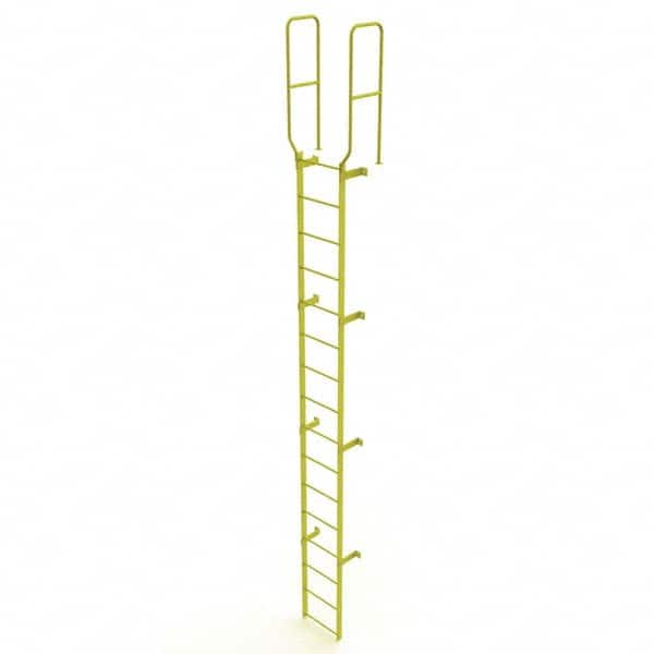 TRI-ARC - Rolling & Wall Mounted Ladders & Platforms Type: Fixed Ladder Style: Safety Cage - Exact Tooling