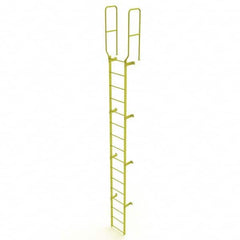 TRI-ARC - Rolling & Wall Mounted Ladders & Platforms Type: Fixed Ladder Style: Safety Cage - Exact Tooling