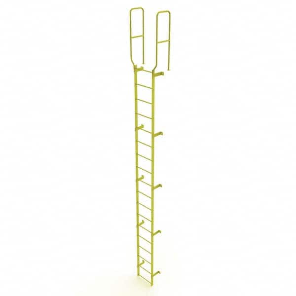 TRI-ARC - Rolling & Wall Mounted Ladders & Platforms Type: Fixed Ladder Style: Safety Cage - Exact Tooling