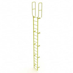 TRI-ARC - Rolling & Wall Mounted Ladders & Platforms Type: Fixed Ladder Style: Safety Cage - Exact Tooling