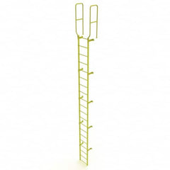TRI-ARC - Rolling & Wall Mounted Ladders & Platforms Type: Fixed Ladder Style: Safety Cage - Exact Tooling