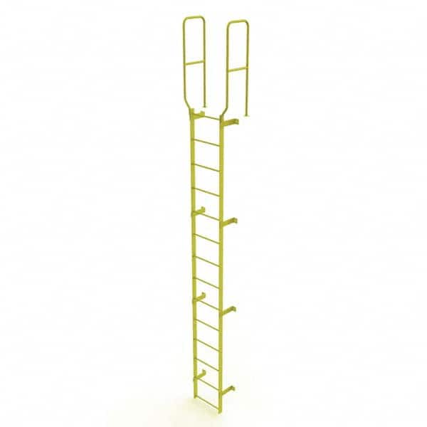 TRI-ARC - Rolling & Wall Mounted Ladders & Platforms Type: Fixed Ladder Style: Safety Cage - Exact Tooling