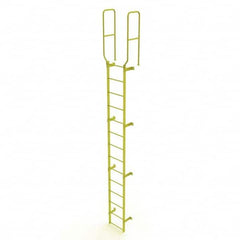 TRI-ARC - Rolling & Wall Mounted Ladders & Platforms Type: Fixed Ladder Style: Safety Cage - Exact Tooling