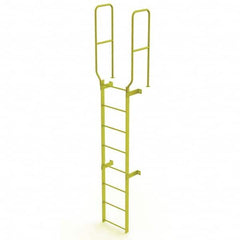 TRI-ARC - Rolling & Wall Mounted Ladders & Platforms Type: Fixed Ladder Style: Safety Cage - Exact Tooling