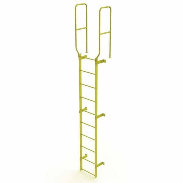 TRI-ARC - Rolling & Wall Mounted Ladders & Platforms Type: Fixed Ladder Style: Safety Cage - Exact Tooling