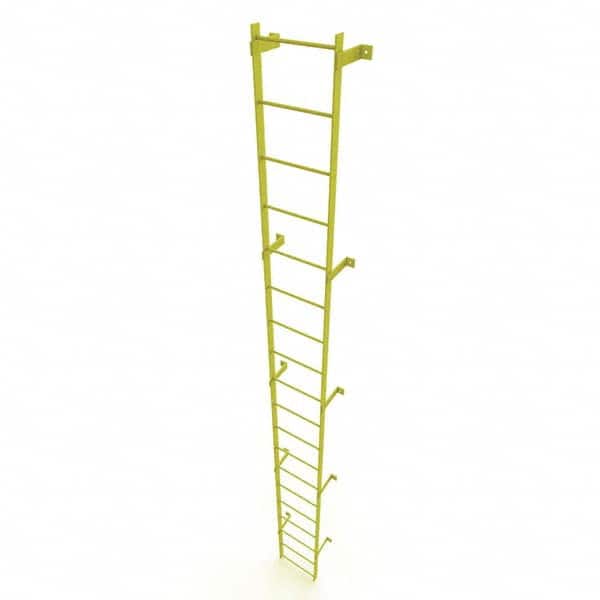 TRI-ARC - Rolling & Wall Mounted Ladders & Platforms Type: Fixed Ladder Style: Safety Cage - Exact Tooling