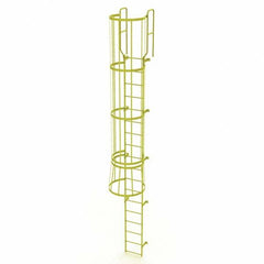 TRI-ARC - Rolling & Wall Mounted Ladders & Platforms Type: Fixed Ladder Style: Safety Cage - Exact Tooling