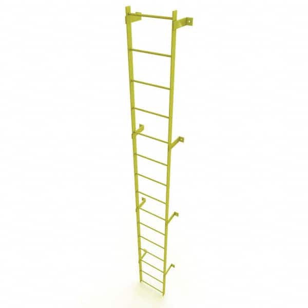 TRI-ARC - Rolling & Wall Mounted Ladders & Platforms Type: Fixed Ladder Style: Safety Cage - Exact Tooling