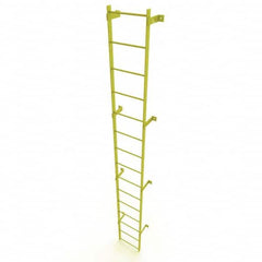 TRI-ARC - Rolling & Wall Mounted Ladders & Platforms Type: Fixed Ladder Style: Safety Cage - Exact Tooling