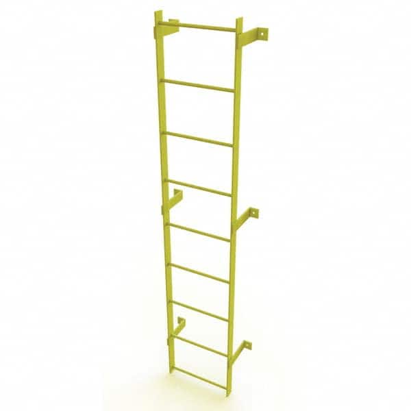 TRI-ARC - Rolling & Wall Mounted Ladders & Platforms Type: Fixed Ladder Style: Safety Cage - Exact Tooling