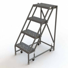 TRI-ARC - Rolling & Wall Mounted Ladders & Platforms Type: Rolling Warehouse Ladder Style: Rolling Platform Ladder - Exact Tooling