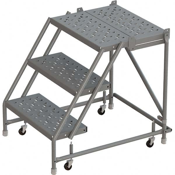 TRI-ARC - Rolling & Wall Mounted Ladders & Platforms Type: Rolling Warehouse Ladder Style: Rolling Platform Ladder - Exact Tooling