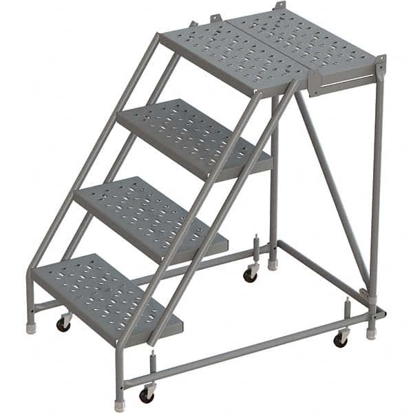 TRI-ARC - Rolling & Wall Mounted Ladders & Platforms Type: Rolling Warehouse Ladder Style: Rolling Platform Ladder - Exact Tooling