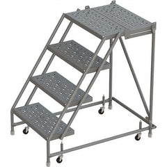 TRI-ARC - Rolling & Wall Mounted Ladders & Platforms Type: Rolling Warehouse Ladder Style: Rolling Platform Ladder - Exact Tooling
