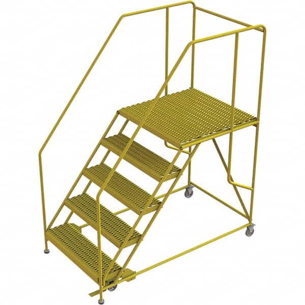 TRI-ARC - Rolling & Wall Mounted Ladders & Platforms Type: Rolling Work Platform Style: Steel Work Platform - Exact Tooling