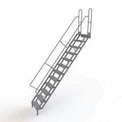 TRI-ARC - Rolling & Wall Mounted Ladders & Platforms Type: Stairway Slope Ladder Style: Stair Unit - Exact Tooling